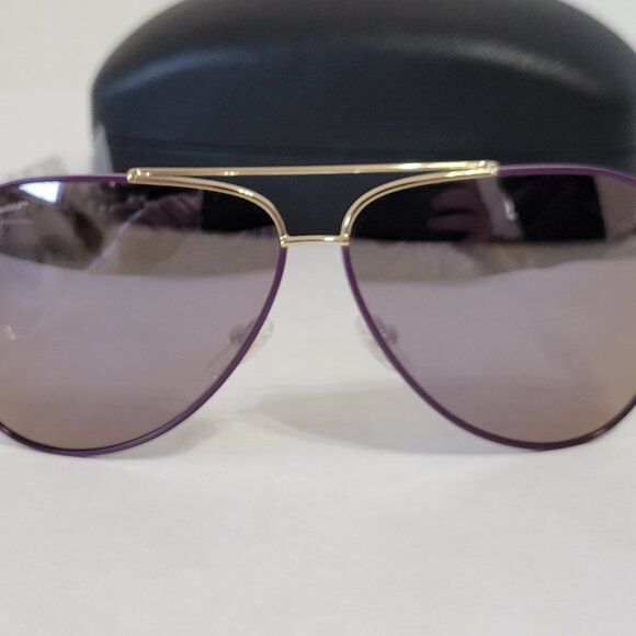 Ferragamo Purple Pilot Unisex Sunglasses SF131S 736 60-10-35 main image 4